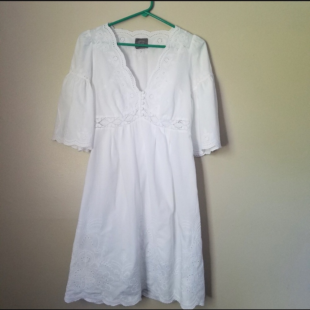 Anthropologie - White Dress
